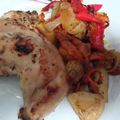 El cooksnap de Sandra Bartolomeo cuando hizo Pollo al horno con verduras riquísimo, fácil y económico.