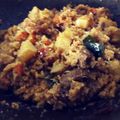 Cooksnap dari Wahyu Kyestiati Sumarno untuk resep Serundeng Daging Sapi pedas manis gurih