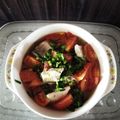 Cooksnap Anthonia Gloria Muroh semasa beliau membuat Ikan Kembung Kukus Air Asam.