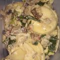meagan's cooksnap of when they made Cheese And Spinach Ravioli Deluxe!.