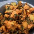 Noopur Alok Vaishnav 's cooksnap of when they made પંજાબી ડ્રાય આલુ પાલક (Punjabi Dry Aloo Palak Recipe In Gujarati).