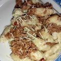 El cooksnap de Marcela Lemos cuando hizo Ñoquis de papa, sémola y harina a la Scarparo.