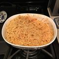 EH's cooksnap of when they made Bang Bang Shrimp Pasta.