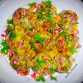 Mamta Pandya's cooksnap of when they made સેવપુરી 🍛(sevpuri recipe in gujarati).