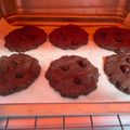 El cooksnap de nydia torres cuando hizo Galletas doble chocolate con harina de almendras.