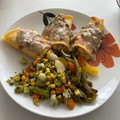 El cooksnap de Roberto Domínguez cuando hizo Crepas de pollo en salsa de champiñones.