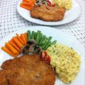 Cooksnap dari Bellanita Maryadi untuk resep Chicken katsu and mashed potato