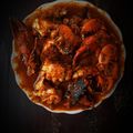 Manideepa Chatterjee's cooksnap of when they made Crab curry.