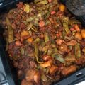Cooksnap από Ασημινα95 στη συνταγή Φασολάκια με λουκάνικα και μελωμένες πατάτες με σάλτσα βαλσάμικο στο φούρνο