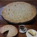 El cooksnap de Claudia Perez cuando hizo Pay de manzana con masa quebrada.