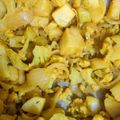 Sushmita's cooksnap of when they made Gobhi Matar Masala.
