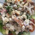El cooksnap de Pao Garcia Casadiego cuando hizo Ensalada César.