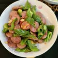 👩‍👦靖靖家常美食🍳料理🛒 的 香腸炒青椒 cooksnap