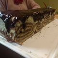 El cooksnap de Yamila cuando hizo Postre tentación de chocolate blanco.