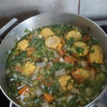 El cooksnap de Mario H. Davi cuando hizo Rica y simple sopa de verduras😊.