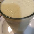 Khalida Misbah's cooksnap of when they made Mango shake.