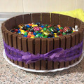 El cooksnap de vero cuando hizo Tarta kit kat con bizcocho de chocolate .