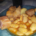 El cooksnap de Arpia Trail cuando hizo Habichuelas pintas con oreja de cerdo picantes.