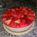 El cooksnap de Mel🌺 cuando hizo Tarta de fresas y chocolate blanco.
