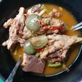 รูป Cooksnap ของ Nucha Chong เมื่อเขาทำ ขนมจีนน้ำยาป่าตีนไก่