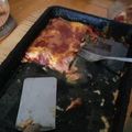 El cooksnap de Adriana Loyarte cuando hizo Budín de zucchini, tomates, jamón y quesos.