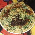 El cooksnap de Fiorella cuando hizo Tortilla de espinacas.