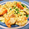 姚佩妘 的 更滑嫩版本的蝦仁蔥蛋 cooksnap