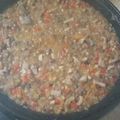 El cooksnap de Miriam Bogado Frías cuando hizo Guiso de lenteja en lata.