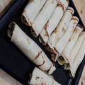 El cooksnap de Sheila Mabel Segovia cuando hizo Canelones de acelgas con salsa de tomate y salsa blanca.