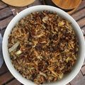 Fadi F. Jibril's cooksnap of when they made Lebanese Mujadra (lentils, rice & caramelized onions).