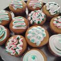 El cooksnap de María Rosario Cabrera Bologna cuando hizo Cupcakes navideños 🎄🎅.