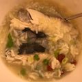 liu bonnie 的 蒜苗虱目魚肚粥 cooksnap