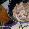 El cooksnap de Jaqueline Valdovinos cuando hizo Carne de cerdo en salsa de chile pasilla con papa.