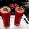 Saranya Vignesh's cooksnap of when they made Watermelon Shots.