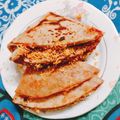 Nirmala Rajput का कुकस्नैप जब उन्होंने चीज़ रोटी सैंडविच (Cheese Roti Sandwich recipe in hindi) बनाया था।