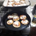 El cooksnap de carla cuando hizo Pizzetas caseras.