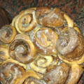 El cooksnap de Dulzuras Cari cuando hizo Rolls de Canela.