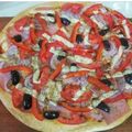 El cooksnap de Veronica Cuadros cuando hizo Pizza de Rúcula y Tomatitos Cherry.