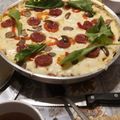 El cooksnap de Jael Gonzalez cuando hizo Pizza con masa a la piedra.
