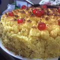 El cooksnap de Lucía cuando hizo Gateau de coco.