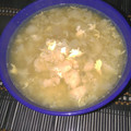 El cooksnap de Neus cuando hizo Sopa de coliflor.