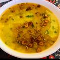 Diya Sawai का कुकस्नैप जब उन्होंने धुली मसूर दाल तड़का (dhuli masoor dal tadka recipe in hindi) बनाया था।
