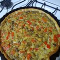 El cooksnap de Ana Ines cuando hizo Tarta de pollo y berenjena.