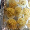 rtzajones's cooksnap of when they made Bacon Cheddar Deviled Eggs.