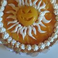 El cooksnap de Lorena Cabrera cuando hizo Tarta de durazno.