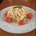 Cooksnap από Athina T. στη συνταγή Μακαρονάδα με ντοματίνια και πέστο βασιλικού