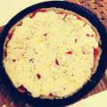 El cooksnap de Sandra Aurelia cuando hizo Pizza fit de harina de avena vegetariana simple.