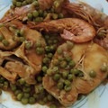 El cooksnap de ELi Rull cuando hizo Medallones de merluza en salsa con gambas 🐟🍤.