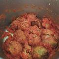 El cooksnap de Gabseosa cuando hizo Albóndigas de berenjena en salsa de tomate.