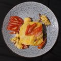 El cooksnap de Evelyn Carro cuando hizo Polenta rellena de Proteína de Soja.